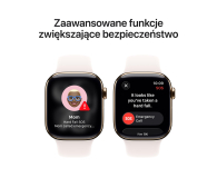 Apple Watch 11 46/Złoty Tytan/Różowy Pasek S/M 5G - 1362444 - zdjęcie 6
